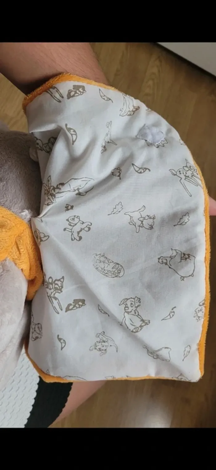 Peluche disney dumbo couverture - photo numéro 3