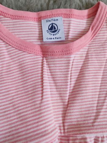 Robe petit bateau 12 mois