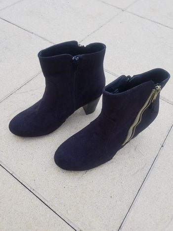 Bottines à talons point.38