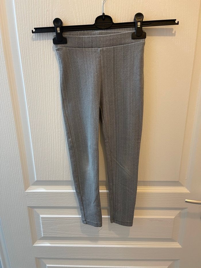Legging Zara 7 ans motifs blanc et noir - photo numéro 4