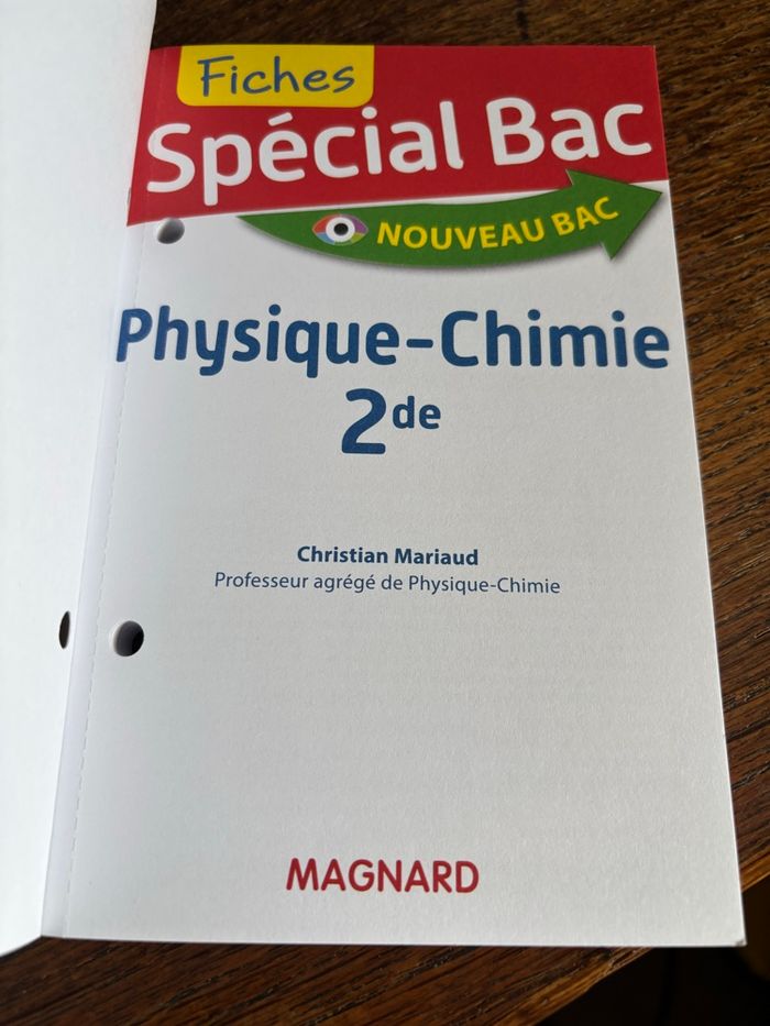 Fiches spéciales bac physique chimie 2nde - photo numéro 5