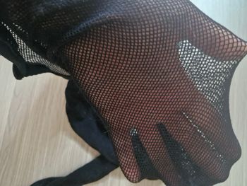 Collant résille noir