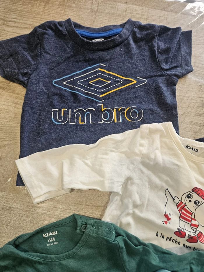 Lot de 6 tee shorts bébé 6 mois - photo numéro 3