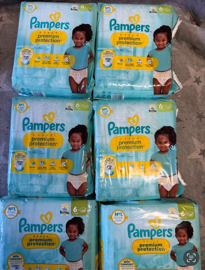 Six pack de couches Pampers taille 6 preuim