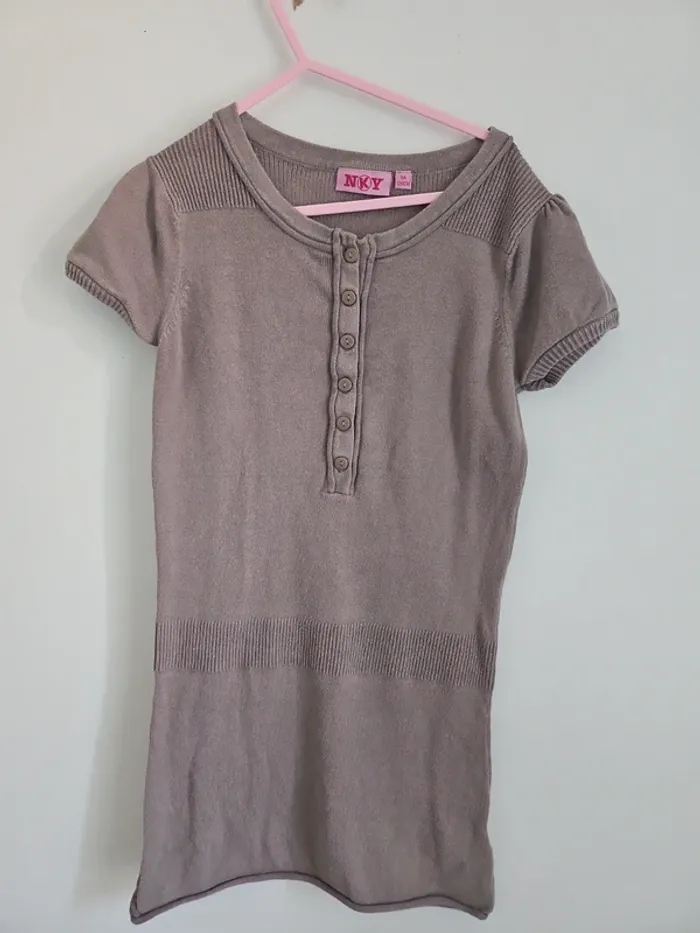 Robe marron fille 8 ans