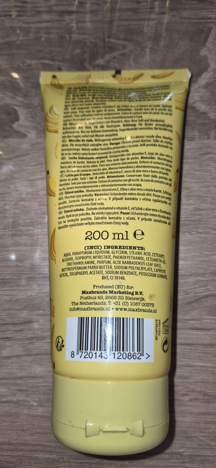 Lait Corps Banane 🍌 Hydratant Vitamine E - photo numéro 2