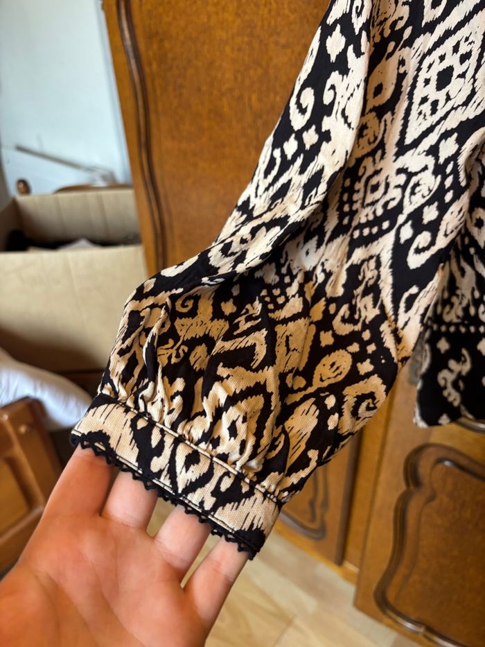 Chemise à motifs taille S