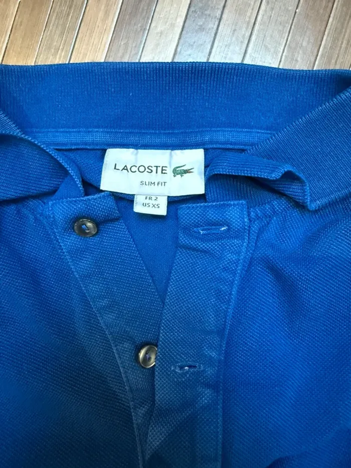 Polo slim fit Taille 2 Bleu marine - photo numéro 3