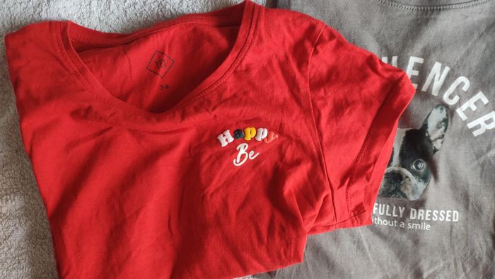Lot de 2 t-shirts manches courtes tex - photo numéro 2