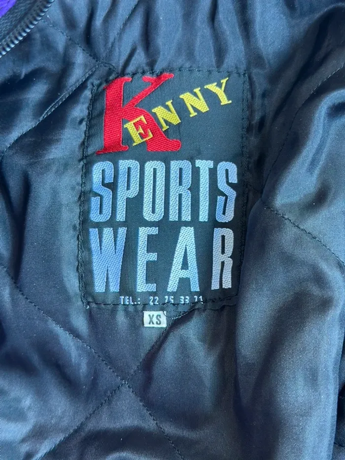 Veste de moto racing Yamaha by Kenny violet et noir taille XS/S oversize unisex - photo numéro 19