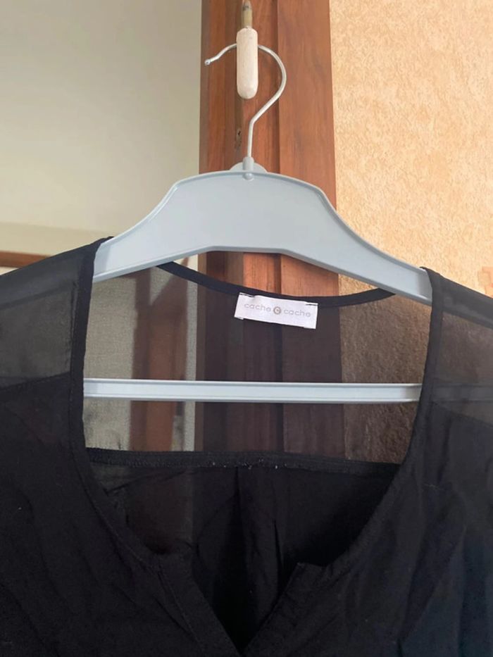 Chemise femme transparente taille 36 très bon etat - photo numéro 3