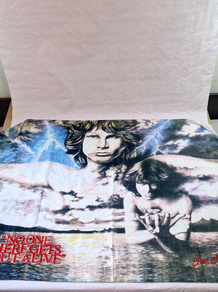 Drapeau / toile / tentures  , Jim Morrison  , The Doors - photo numéro 2