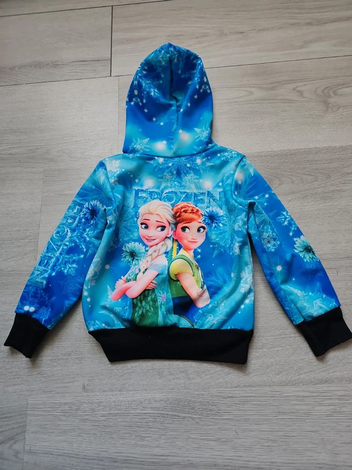 Sweat à capuche 2/3 ans Reine des neiges Disney - photo numéro 4