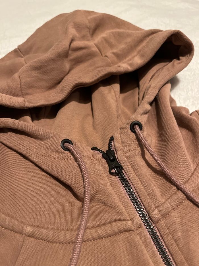 Sweat zip marron Nike - taille L - photo numéro 6