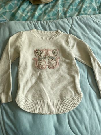 Pull chat doux et chaud 4ans