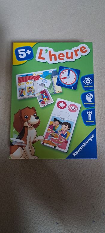 Jeu Ravensburger "l'heure"