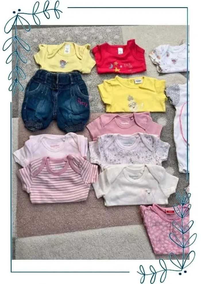 Lot 62-68 cm 3 et 6 mois fille - photo numéro 3
