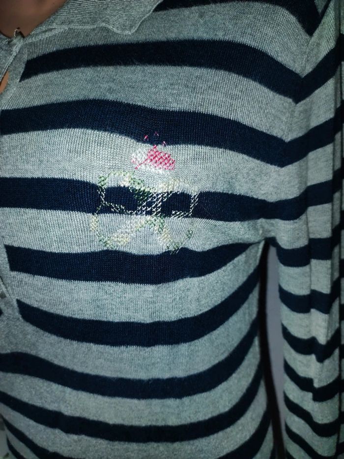 Pull rayé Burton taille S - photo numéro 3