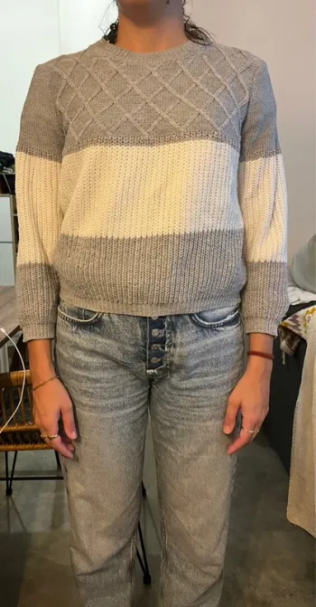 Pull rayé