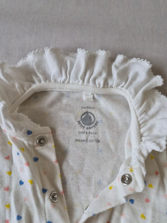 Pyjama manches longues petit bateau 3 mois - photo numéro 2