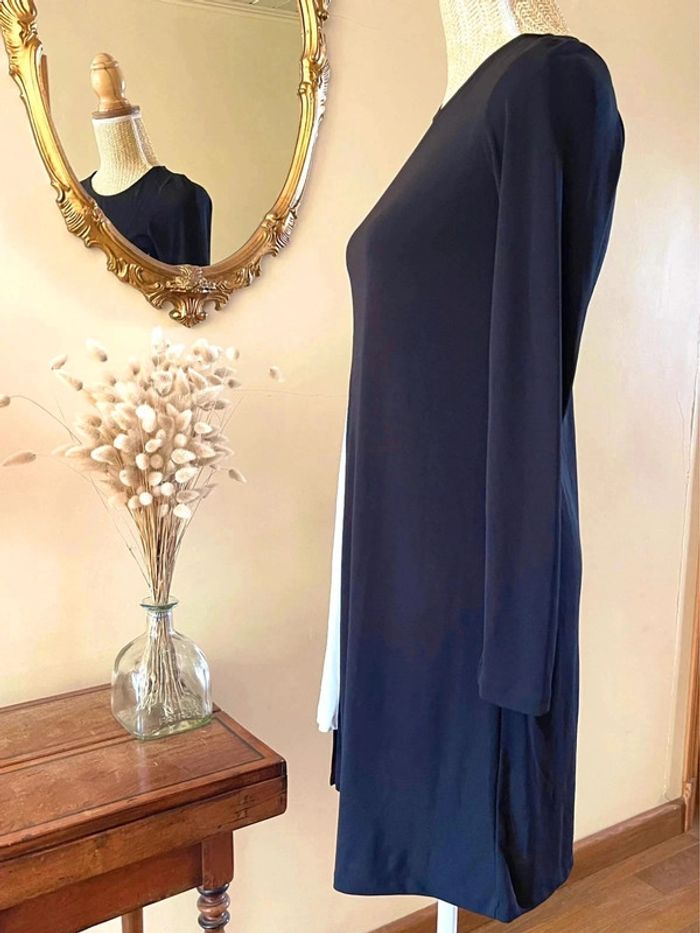Robe Noire à Manches Longues style patineuse - Zara - Taille M - photo numéro 5