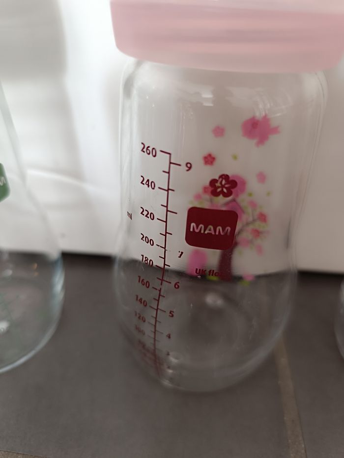 Lot biberons Mam verre - photo numéro 2