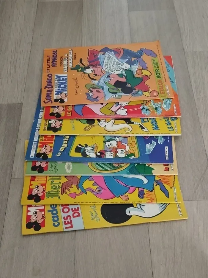 Lot Vintage 7 magazines Journal de Mickey année 1984 L061 - photo numéro 2