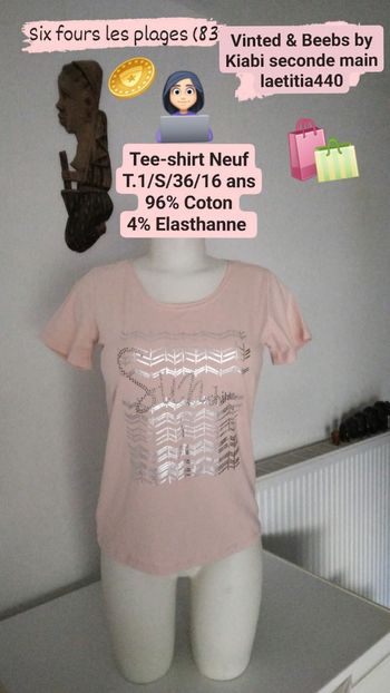 Tee-shirt fille T.S/16 ans Zamba