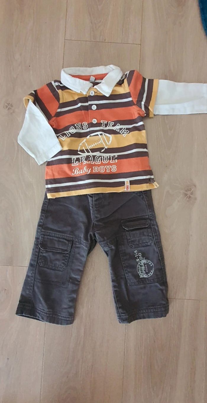 Lot 5 tenues été. 12mois - photo numéro 2