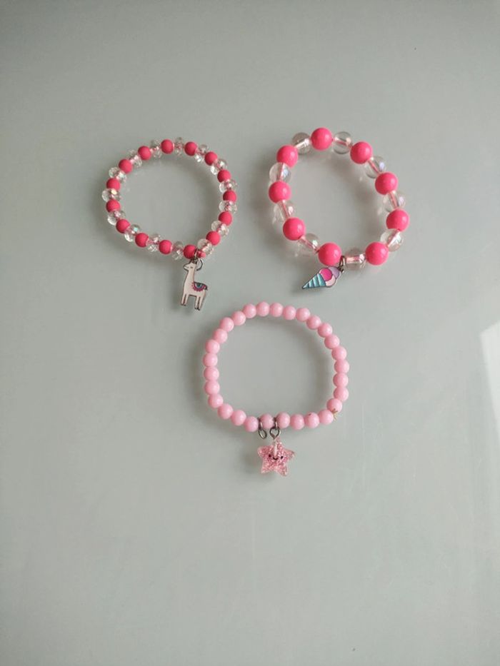 Lot de 3 Petit bracelet petite fille