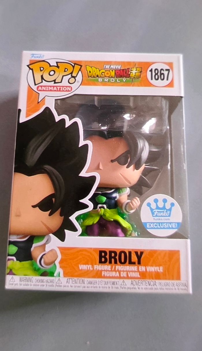 Funko pop Broly 1867 dragon ball super