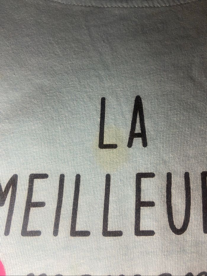 Tee-shirt bleu clair »U Collection »La meilleure maman du monde - photo numéro 3