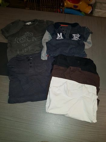 Lot de Tee-shirts manche longue et sous pulls