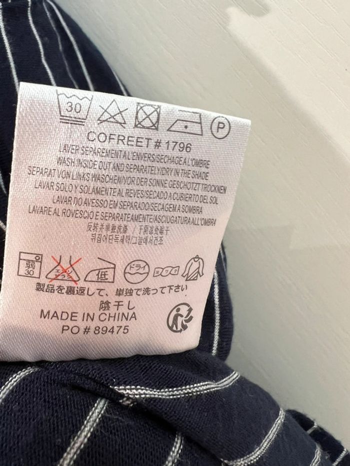 Top Teddy Smith 12 ans Marin bleu marine + donne top roxy - photo numéro 10