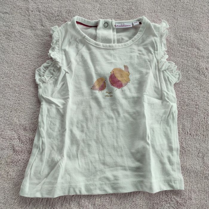 Lot de 2 hauts pommette/kimbaloo 12 mois - photo numéro 2