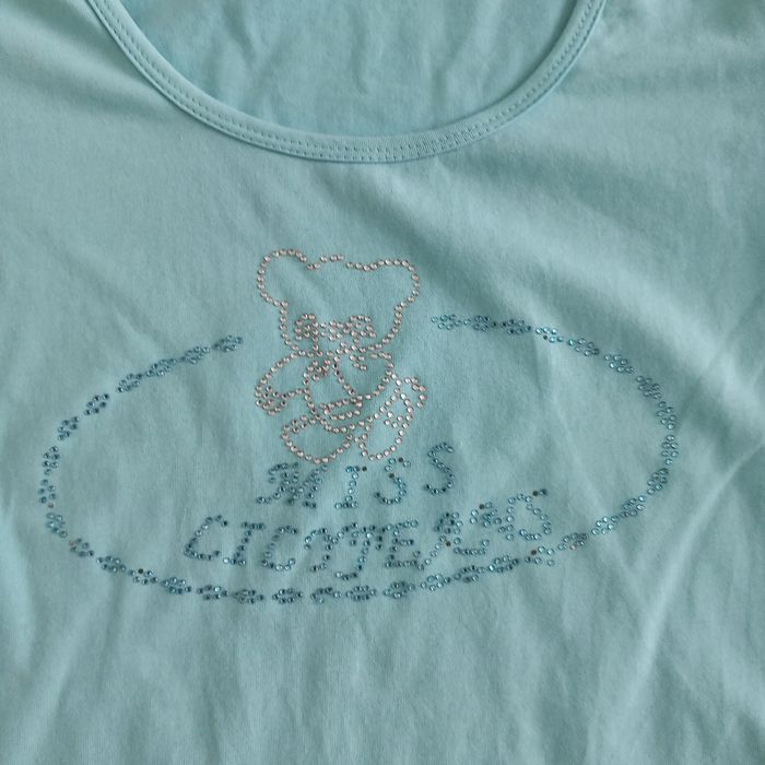 T-shirt femme turquoise Miss Lily taille M - photo numéro 3