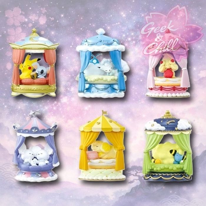 Figurine Re-Ment Pokémon - Nighty Night - Pikachu et Dodoala - photo numéro 3