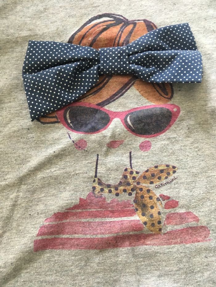 Catimini tee shirt fille vêtement enfant taille 6 ans - photo numéro 2