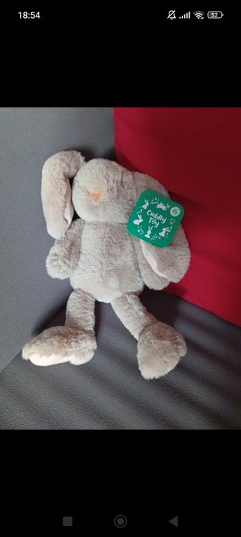 Peluche lapin personnalisable 