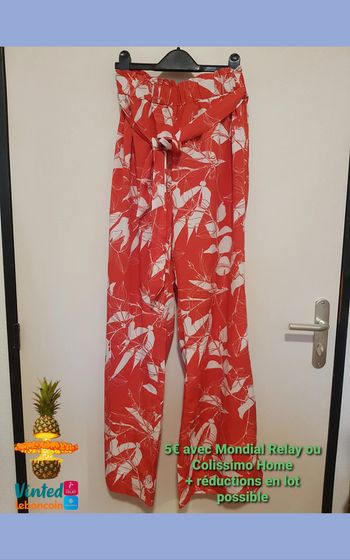 pantalon fleuri