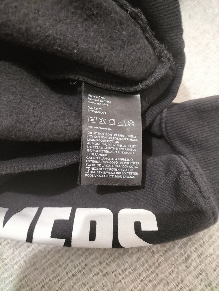 Sweat à capuche h&m taille 8/10 ans - photo numéro 4