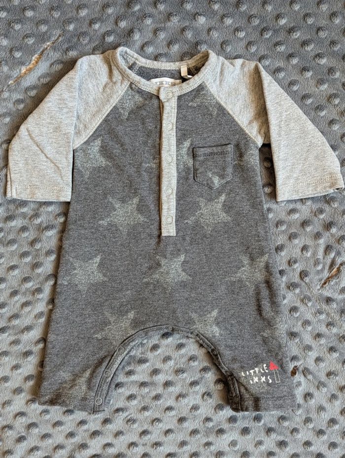 Pyjama IKKS Bébé (1 mois) mixte - Motif Étoiles - photo numéro 3