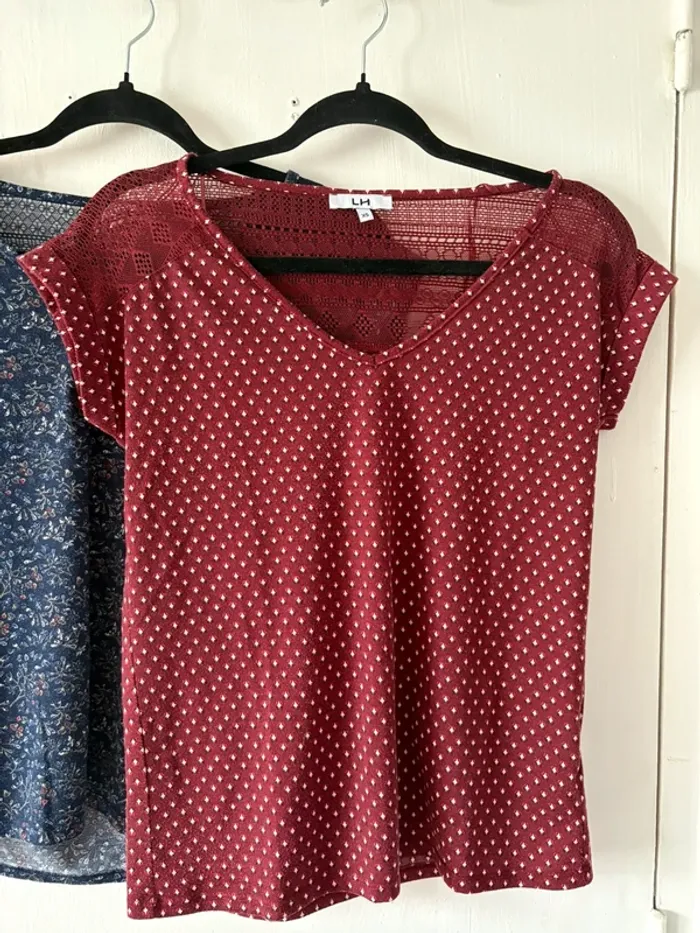 Lot de T-shirt en dentelle - photo numéro 2