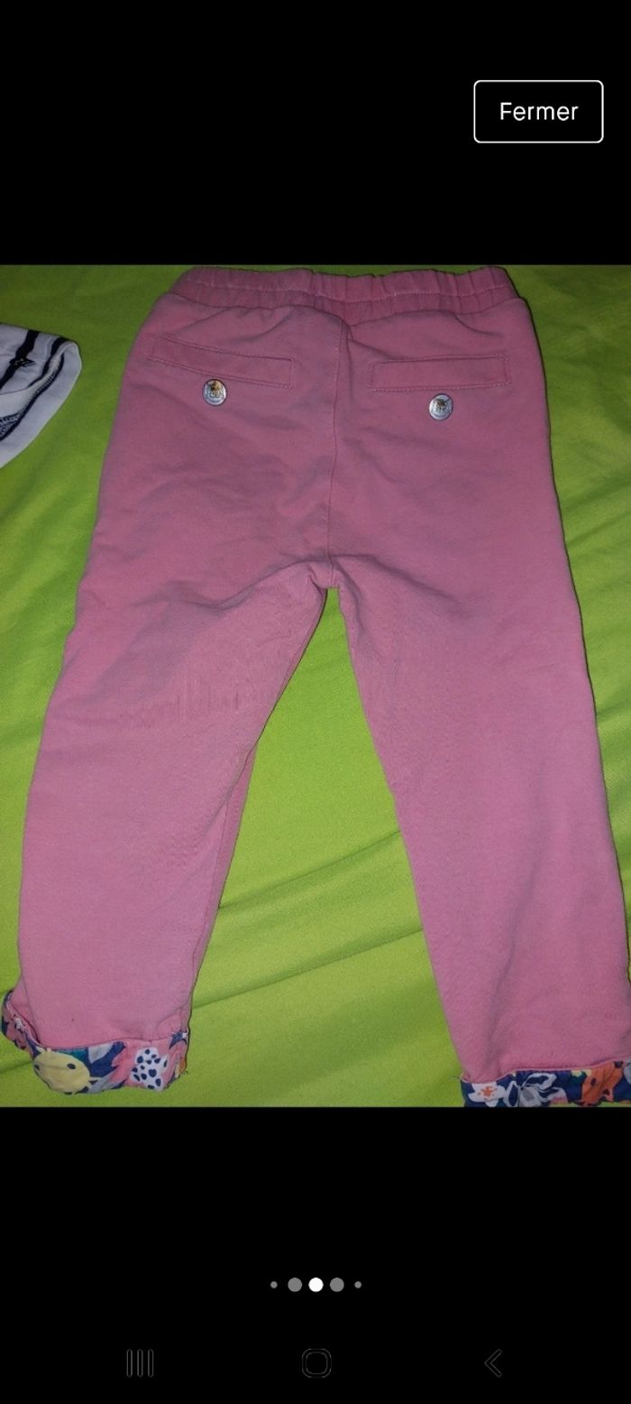 Lot tunique style marinière et pantalon rose - photo numéro 6