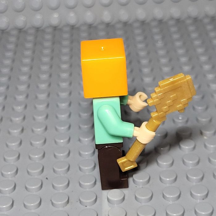 Minifigure / Figurine 🎮 Minecraft  - Alex 🟧 - photo numéro 4