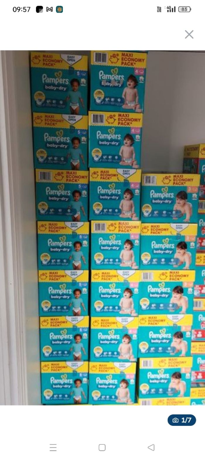 Couches   Pampers  pants et normals différentes taille de 2 a 8 - photo numéro 2