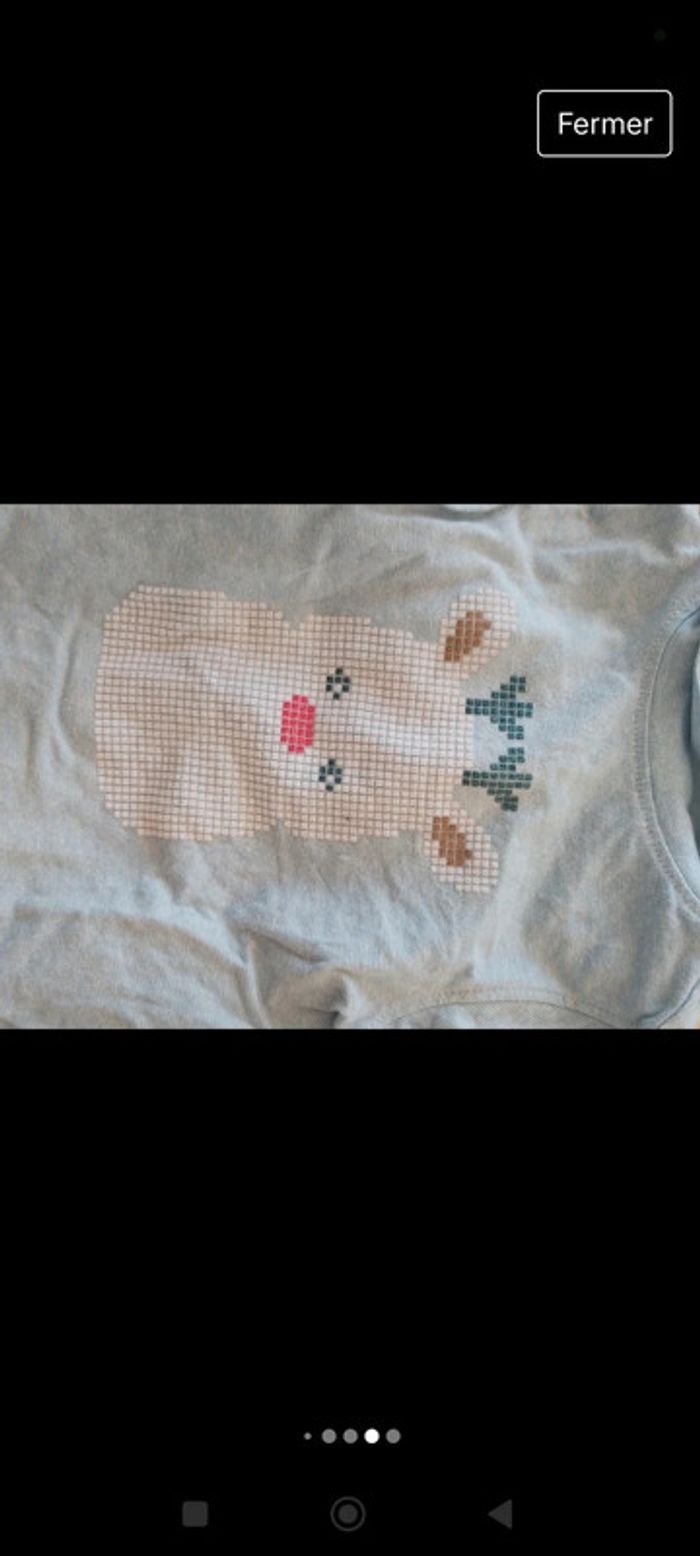 Lot tee shirt manches longues 6mois - photo numéro 6