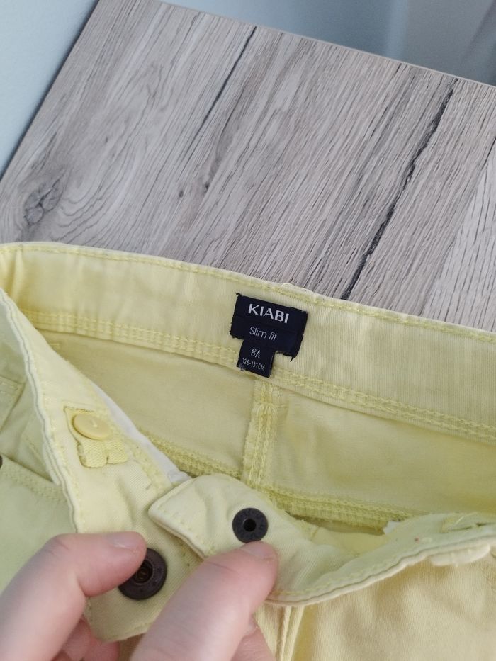 Jeans slim jaune fille 8 ans - photo numéro 6