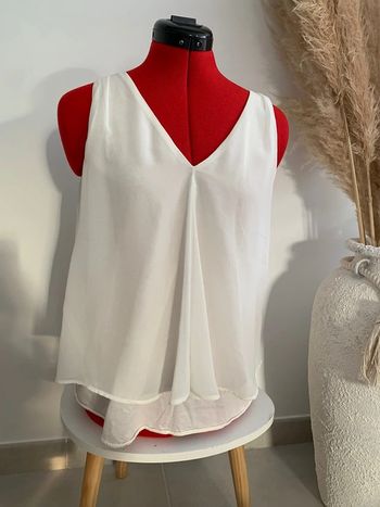 blouse Mango blanc taille S