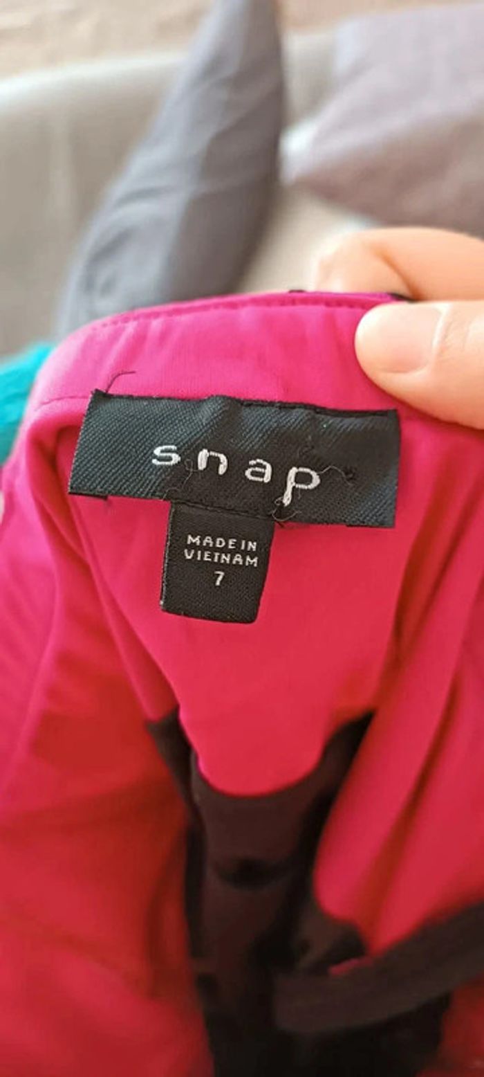 Robe noir et fuschia - photo numéro 3